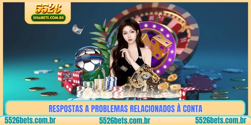 Respostas a Problemas Relacionados à Conta